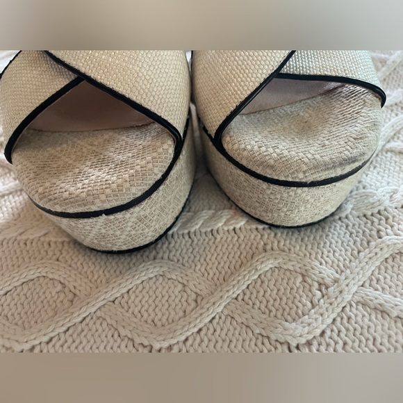 Limelight Women's Cream Platform Sandals Size 10 - Picture 5 of 15